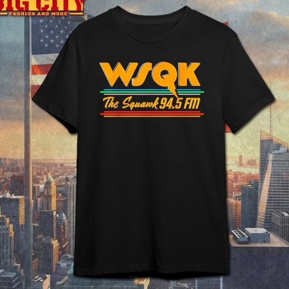 Stranger Things WSQK Radio The Squawk T-Shirt 170 - Picture 1 of 5